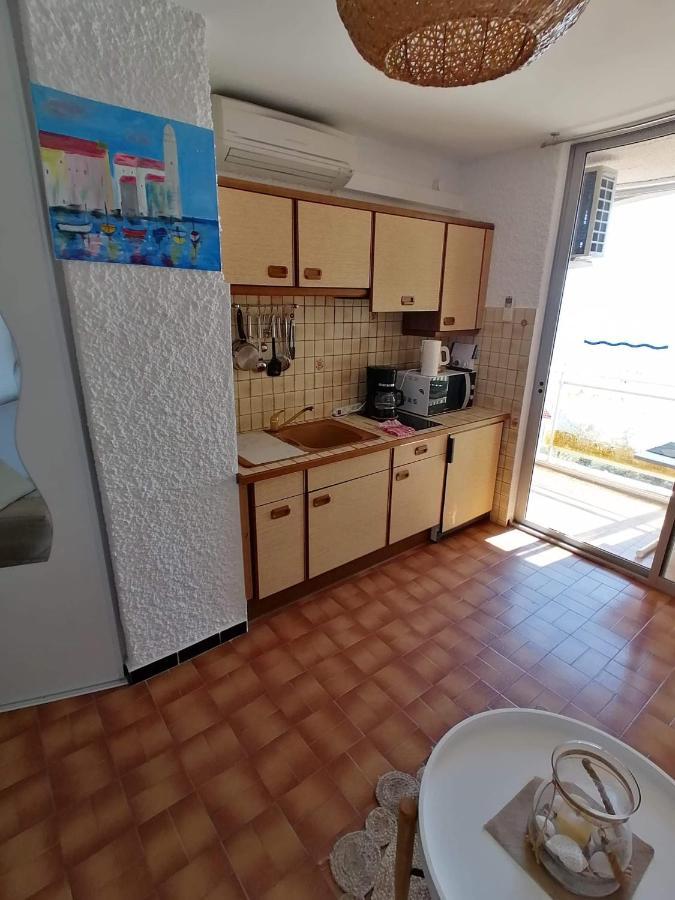 Studio Vue Sur La Mer Au 6Eme Et Dernier Etage Canet-en-Roussillon Exterior foto