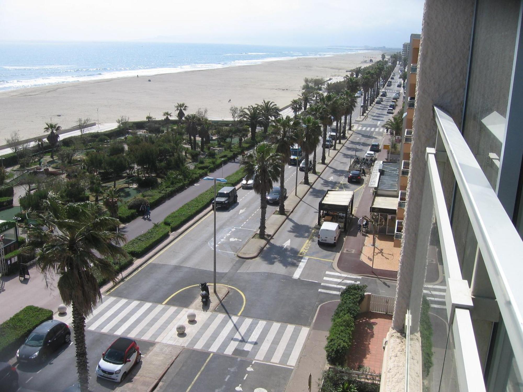 Studio Vue Sur La Mer Au 6Eme Et Dernier Etage Canet-en-Roussillon Exterior foto